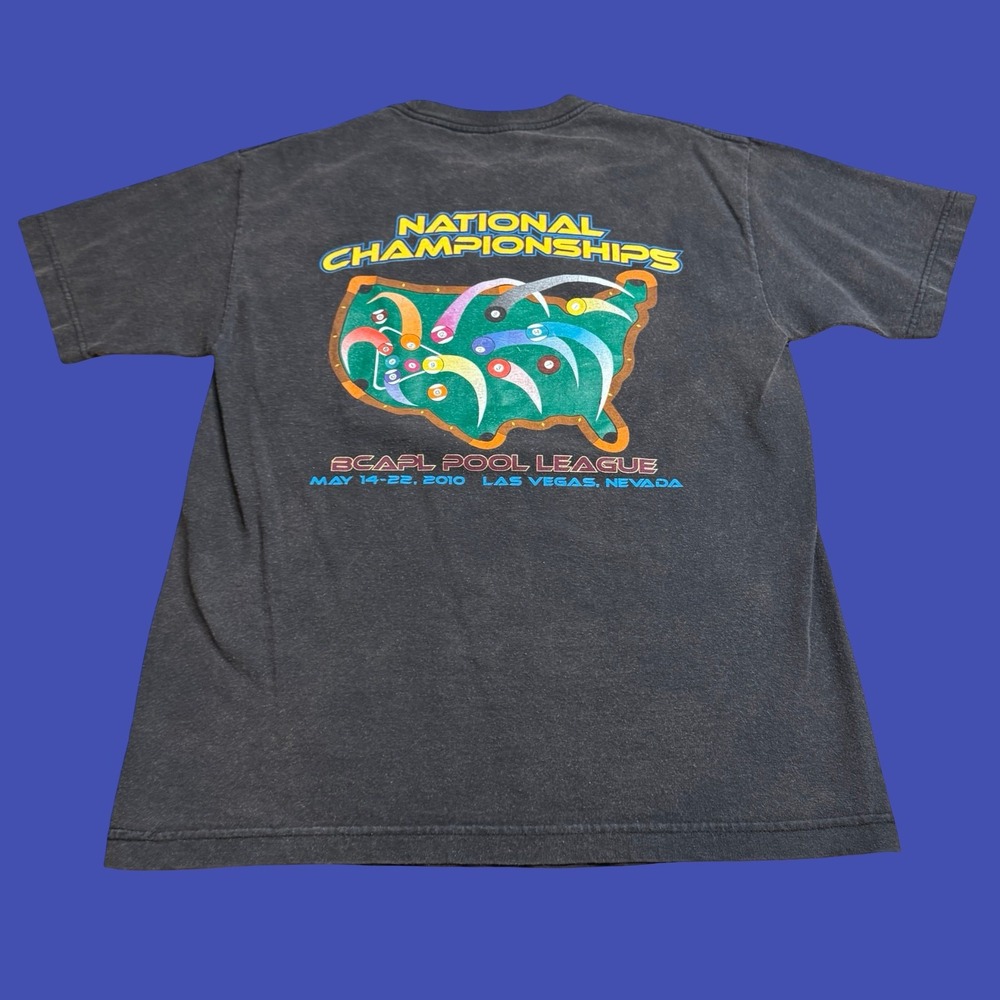 2010 BCAPL POOL LEAGUE NATIONAL CHAMPIONSHIPS T SHIRT